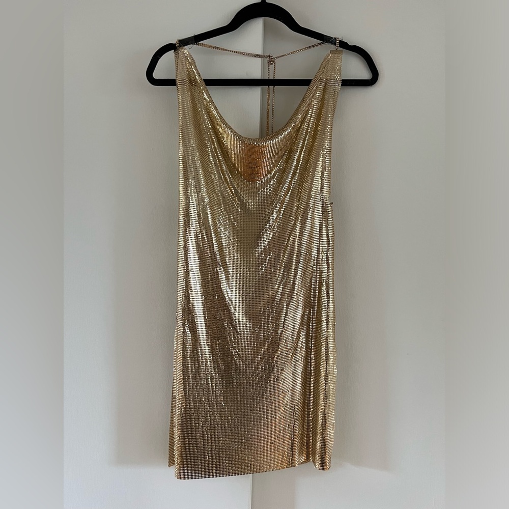 Gold Chain-mail Dress